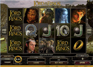 Lord of the rings pokie